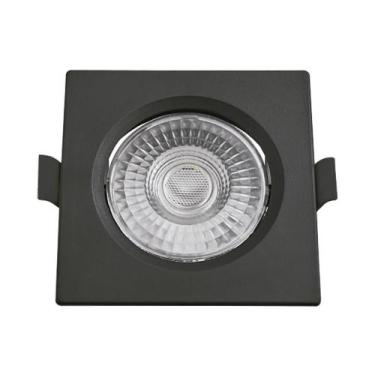 Imagem de Spot De Led Embutir Alltop Par20 Quadrado 7W Preto 4000K - Taschibra