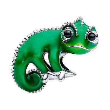 Imagem de Pingente De Prata 925 Da Disney Rapunzel (Pascal) Que Muda De Cor Para