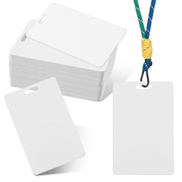 Imagem de 12 peças de crachá de identificação de sublimação em branco etiqueta de bagagem impressão de transferência de calor etiquetas de nome à prova d'água em couro PU em branco porta-cartão de identificação