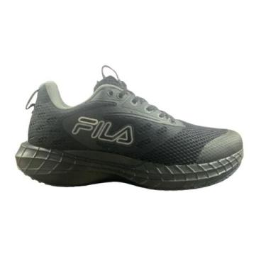 Imagem de Tenis fila compass masculino-preto/cinza/prata, 41