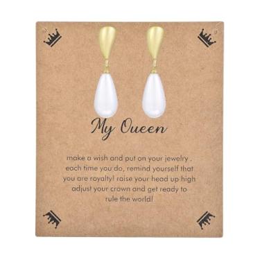 Imagem de Brincos requintados banhados a ouro 14K com pérolas pendentes delicadas e pedras de zircônia cúbica brilhantes, projetados para elegância de casamento e presentes atenciosos para mulheres, universal