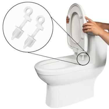 Imagem de Conjunto Parafuso Fixação Assento Vaso Sanitário Simples | Astra