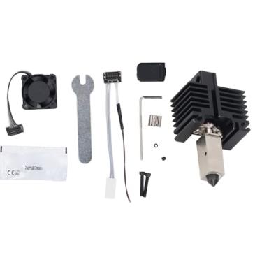 Imagem de Garosa Kit Hotend para P1P P1S Bico de Aço Endurecido de 0,2 Mm Com Bloco de Aquecimento 2510 Ventilador CrZrCu Alta Temperatura 550 ℃ Conexão de Rosca Fluxo Suave para PLA ABS PETG