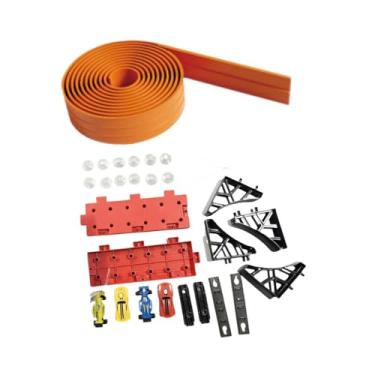 Imagem de MERIGLARE Pista de corrida flexível com 12 ventosas, design longo e leve de 5 metros para carrinhos de metal fundido, ideal para crianças de 3, 4, 5 e 6 anos.