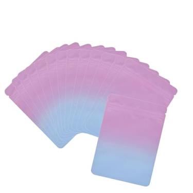 Imagem de Sacos de descarte de guardanapos higiênicos de cor gradiente, sacos de fraldas elegantes e convenientes descartáveis, 100 peças de sacos de fraldas descartáveis para mulheres, bolsa de manuseio de