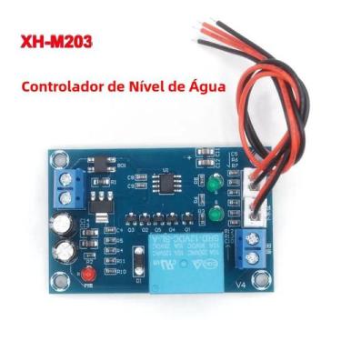 Imagem de Controlador Automático De Nível De Água 12V XH-M203 Com Saída De Relé 
