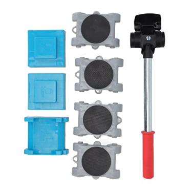Imagem de aqxreight 8pcs Movedor de Móveis Fácil Movimentação Rodas de Rotação de 360 ​​graus Kit de Slides de Móveis para Cargas Pesadas Objetos de e Elevador Deslizante para Usar Ferramentas Princípio
