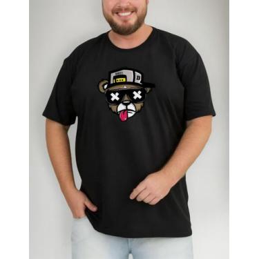 Imagem de Camiseta Urso Bolado Algodão Boné Premium P Ao G5 - Lishoope, Preto, M