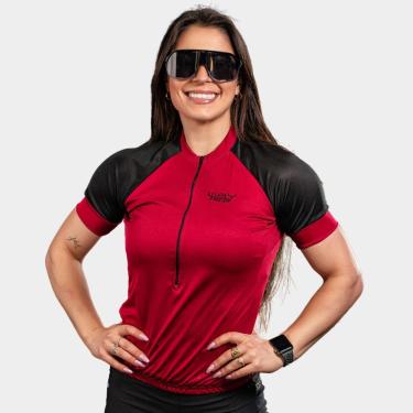 Imagem de Camisa de Ciclismo Feminina Manga Curta Way Fresh Confortável Respirável Proteção Uv-Feminino