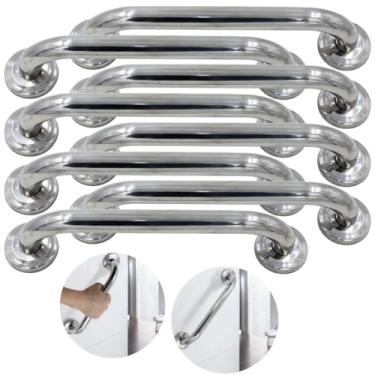 Imagem de Barra de Apoio para Parede em Aço Inox 24mm de Diâmetro Segurança e Acessibilidade (8, 30cm)