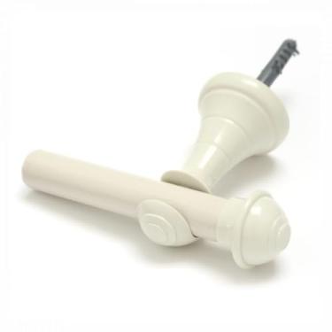 Imagem de Kit Varão Cortina 2,00 Metros 19mm Simples varão para cortina 2 metros，varao para 3 metros(BEGE)