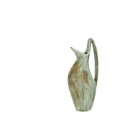 Imagem de Vaso de cerâmica retrô ornamentos de hotel sala de estar restaurante decoração macia vaso criativo vasos de flores