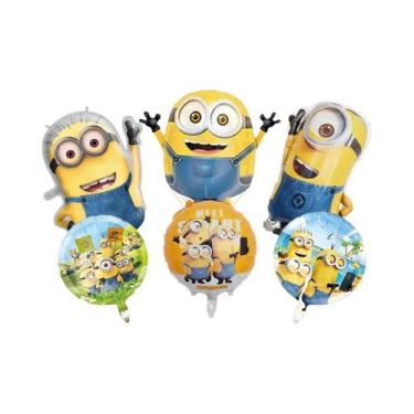 Imagem de Balão De Folha Tema Minion De 18 Polegadas Para Festa De Aniversário I
