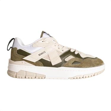 Imagem de Tênis Schutz Court 95 Offwhite Com Verde-Feminino