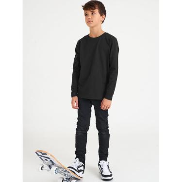 Imagem de Camiseta Básica Manga Longa Infantil Unissex-Unissex