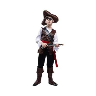 Imagem de Fantasia De Pirata Para Meninos, Capitão Jack Sparrow, Fantasia De Hal