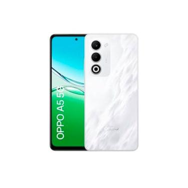 Imagem de Smartphone Oppo A5 5g Tela 6.67 256GB 8GB Ram Câmera 50mp Branco Bivolt