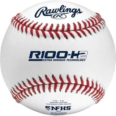 Imagem de Rawlings Bolas de beisebol oficiais da NFHS High School, 12 unidades, R100-H2, Multi, Tamanho único