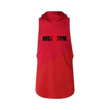 Imagem de Camiseta De Treino Sem Mangas Em Algodão Com Rede Para Homens, Top Com