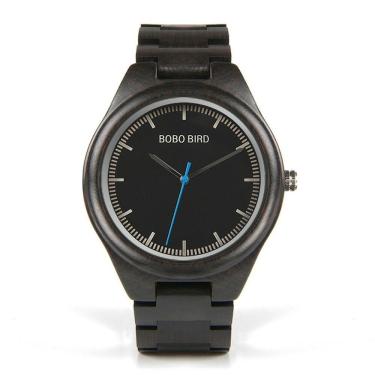 Imagem de Relógio Masculino De Madeira Bobo Bird O03 Não À Prova D' Água