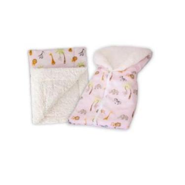 Imagem de Saco De Dormir Para Bebê Com Manta Sherpa Recém Nascido - Marli Baby E