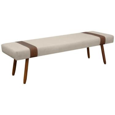 Imagem de Puff Recamier Retangular para Sala Quarto Belt 160cm Bouclê - SOFA STO