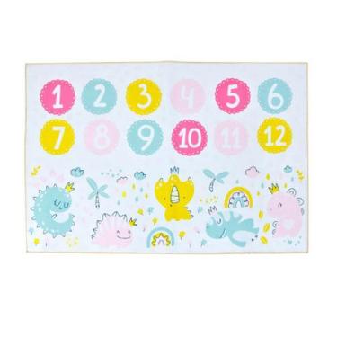 Imagem de Tapete para atividades infantil de poliester antiderrapante 80x120cm -