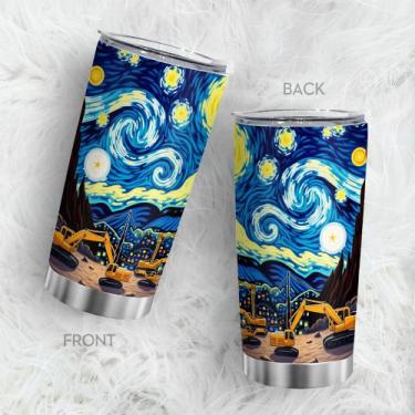 Imagem de Caneca de aço inoxidável Travel Tumbler Oasisdream 600ml