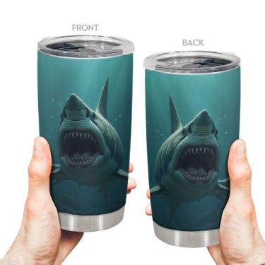Imagem de Caneca Tumbler Oasisdream de aço inoxidável 600 ml com estampa de tuba