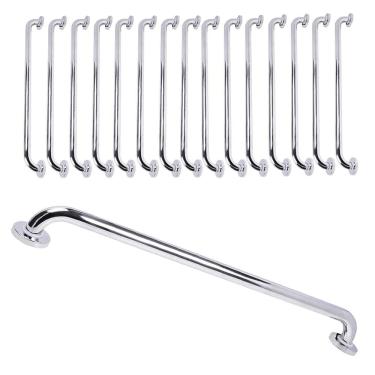 Imagem de Barra de Apoio Alca 80cm Kit 15 Uni Cadeirante Idoso Deficiente Acessibilidade Box Banheiro Segurança Corrimao Corredor