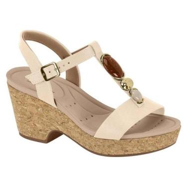 Imagem de Sandália Modare Flatform - Feminina - Creme - 39, Creme, 39