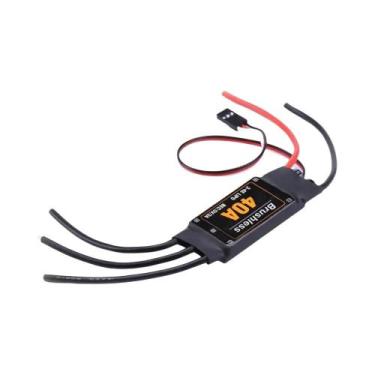 Imagem de ESC Brushless 30A 40A 2-4S Com UBEC 5V3A Para Quadricóptero FPV RC E A