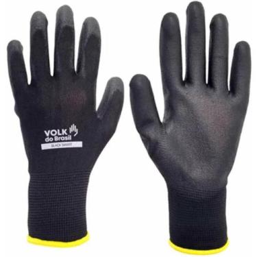 Imagem de Luva de Segurança Tátil Black Smart Volk - Volk do Brasil, Preto, 7 (P