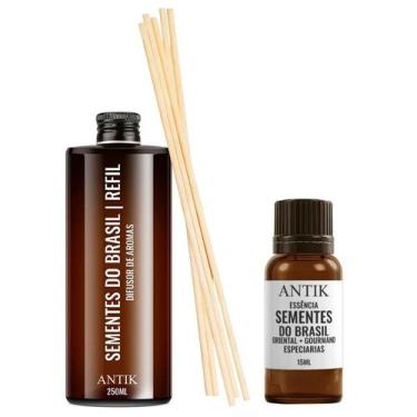 Imagem de Kit Essência 15ML+Refil de Difusor 250ML+Jogo de Varetas Sementes Do B