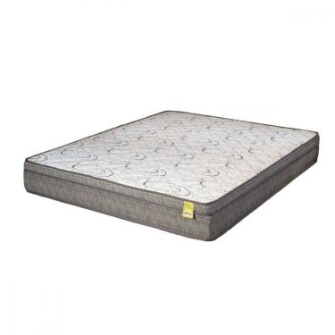 Imagem de Colchão Espuma Dreemy Mega Queen D45 158x198x25cm Cinza e Branco ApoloSpuma