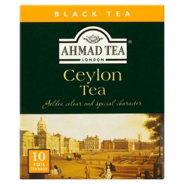 Imagem de Chá Preto Ceylon Ahmad Tea London Caixa 20g 10 Unidades