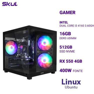 Imagem de Computador 3000 Core I3 4160 3.60ghz Mem 16gb (2x8) Ddr3 Ssd 512gb Nvm