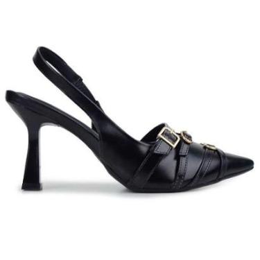 Imagem de Sapato Feminino Bebecê Egeu Preto - T7041-Feminino