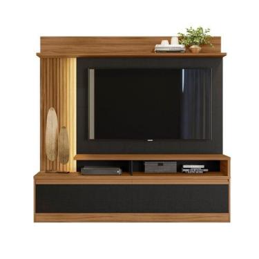 Imagem de Estante para TV e Home Theater Ripado para TV até 60 Polegadas com LED