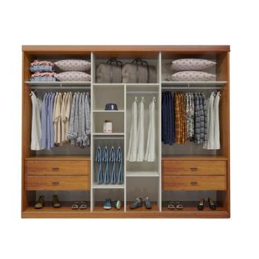 Imagem de Guarda-Roupa Casal Urban 3 Portas Bom Pastor, Naturale/OFF