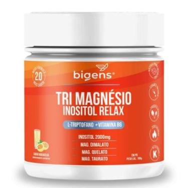 Imagem de Tri Magnésio Inositol 2000mg Relax Triptofano + Vitamina B6 180g - Bigens-Unissex