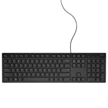 Imagem de Teclado Multimídia Dell, ABNT2, Preto - KB216-Unissex
