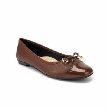 Imagem de Sapatilha Moleca Laço Feminino Chocolate Elegância Diária-Feminino
