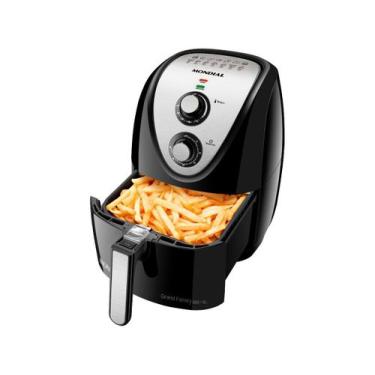 Imagem de Fritadeira Elétrica sem Óleo/Air Fryer Mondial - Grand Family Inox AFN