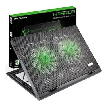 Imagem de Cooler gamer led verde multilaser ac267 warrior luigia