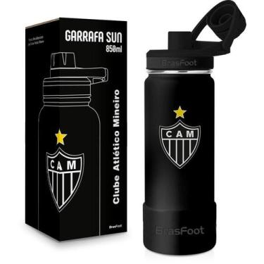 Imagem de Garrafa Térmica 850ml Times Futebol Sun Torcedor Original Times:Atléti