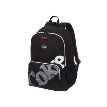Imagem de Mochila Coca-Cola Mesh Casual Adulto Ref 78412104, UNICO, Preto