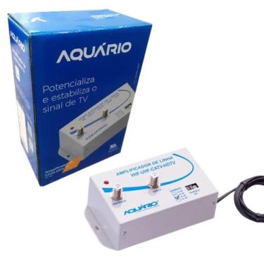 Imagem de Amplificador de Linha de TV 30dB VHF UHF HDTV Aquário AL-30