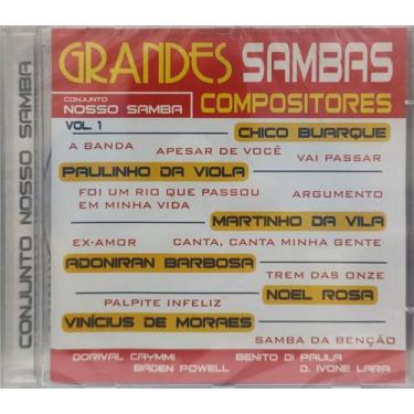 Imagem de CD Grandes Sambas, Grandes Compositores (Noel Rosa,Chico Bua - CID