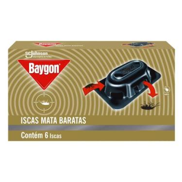 Imagem de Inseticida Isca Baygon Mata Baratas caixa com 6UN